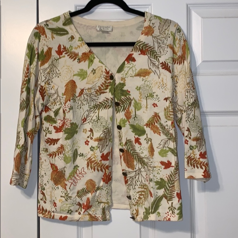christopher & banks autumn cardigan